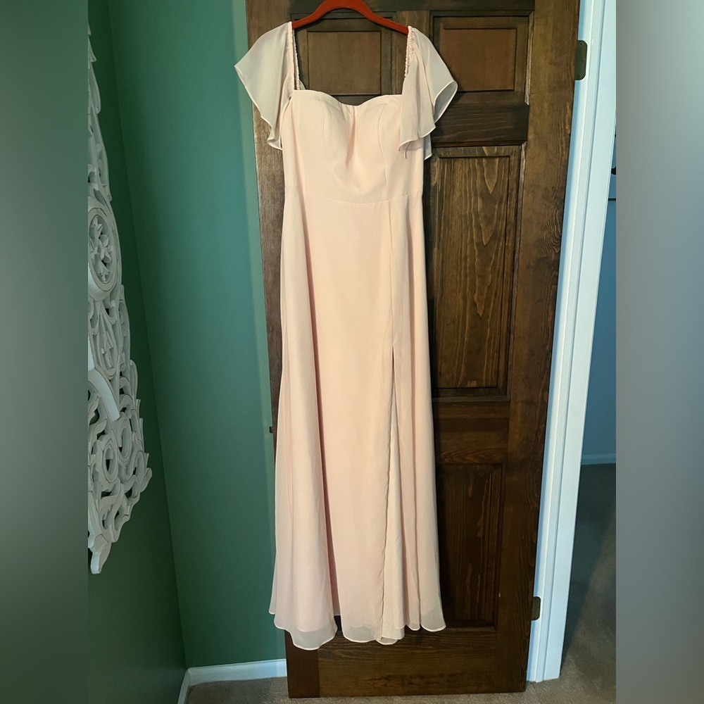 Azazie Pearl Pink Dress